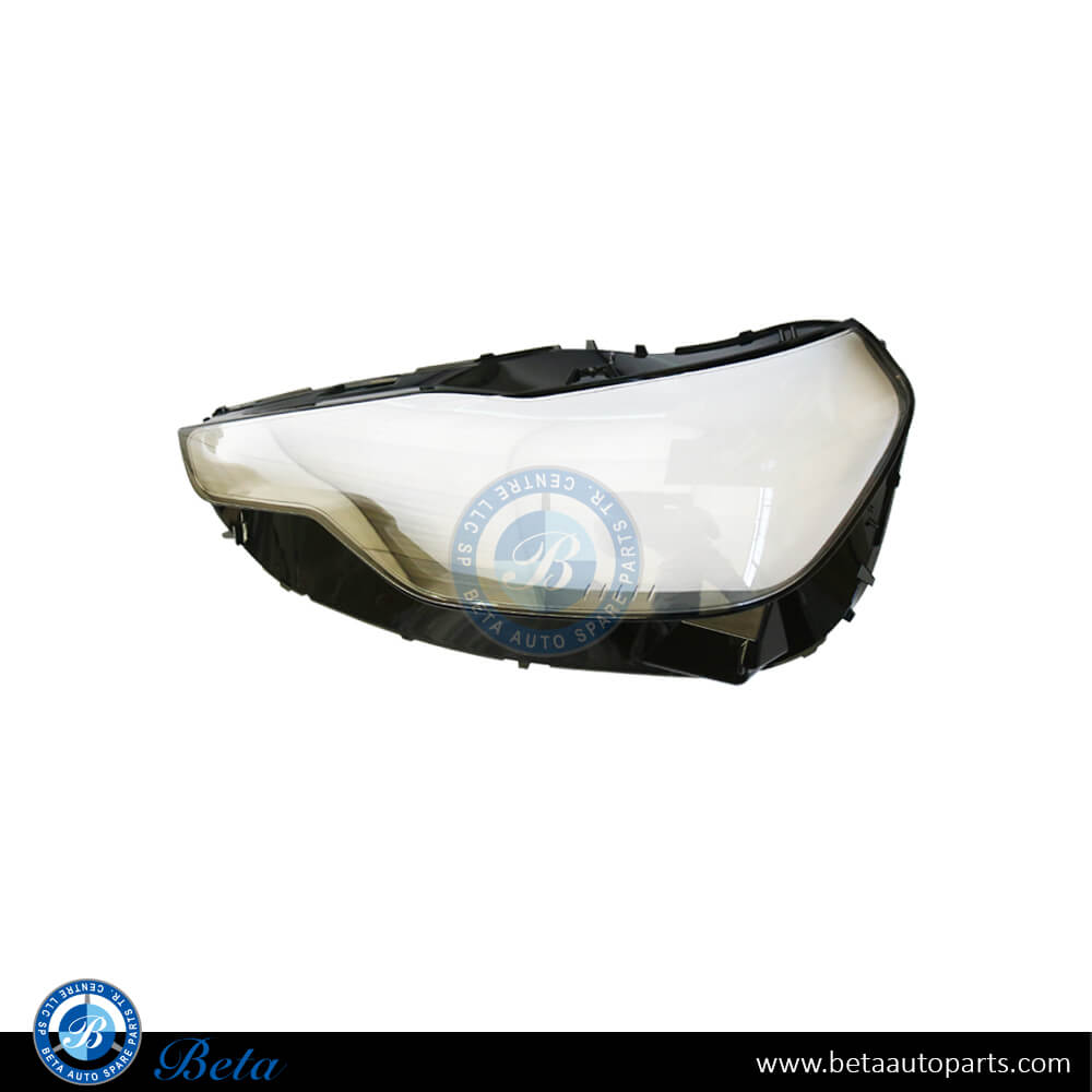 Left Side Headlamp Lens for BMW 2 Series 2022-Up models, Part Number 63115A03E31 Left Side Headlamp Lens for BMW 2 Series 2022-Up models, Part Number 63115A03E31